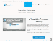 Tablet Screenshot of cinema-story.com